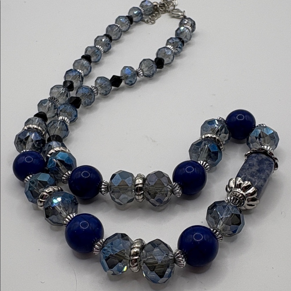 Crystal Beaded Necklace 18-20”